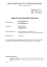 Allgemeine bauaufsichtliche Zulassung - gte-Brandschutz AG