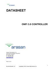 ONFI3.0_Datasheet_Rev1.0 - Arasan