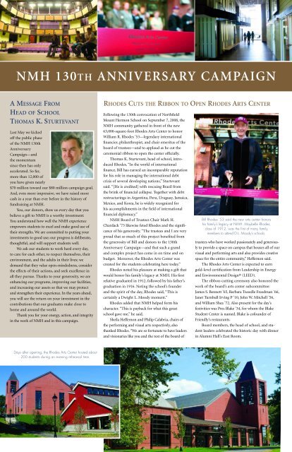 Campaign Newsletter Pdf Northfield Mount Hermon School
