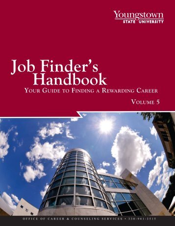 Job Finders Handbook - YSU - Youngstown State University