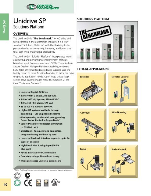 Catalog - SP series - Allied Automation, Inc.