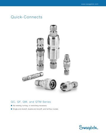 Quick-Connects, QC, QF, QM, and QTM Series, (MS-01-138 ... - Amet