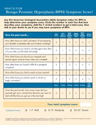 Benign Prostatic Hyperplasia (BPH) Symptom Score? - GSK Source