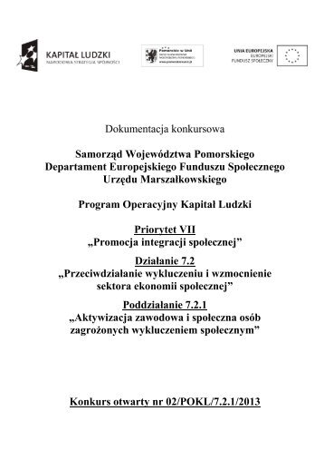 pobierz plik .pdf - Strona Departamentu Europejskiego Funduszu ...