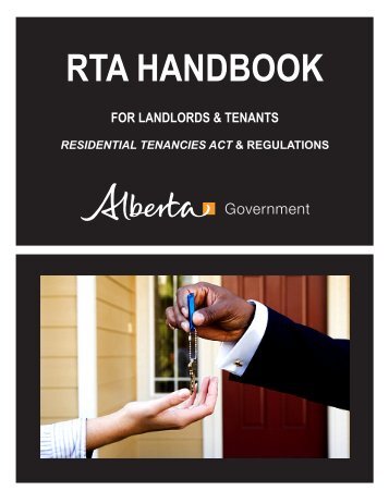 RTA Handbook - Service Alberta - Government of Alberta