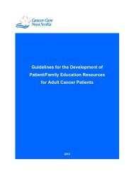 Download - Cancer Care Nova Scotia