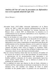 AmÃ©rica del Sur tal como la presentara un diplomÃ¡tico ruso en la ...