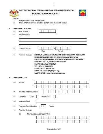 Borang Biodata Dan Resume Pelajar - SPMP - PSA