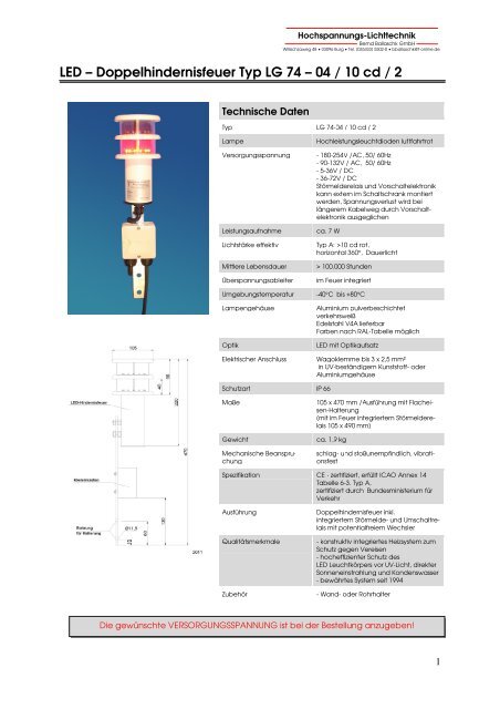 10cd - Hochspannung-Lichttechnik Bernd Ballaschk