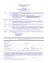 Middleville Turkey Trail Trot Middleville MI 5K Run/Walk Saturday ...