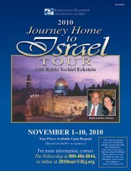 Journey Home to - International Fellowship of Christians and Jews