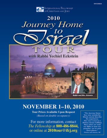 Journey Home to - International Fellowship of Christians and Jews