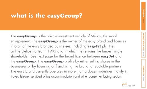 The easyGroup Brand Manual - Bene