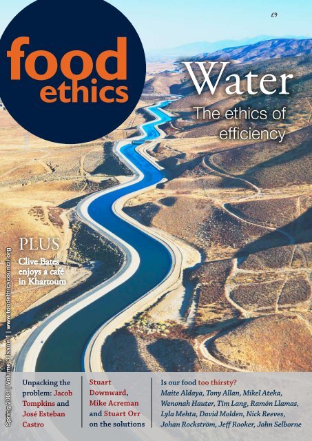 Water ethics