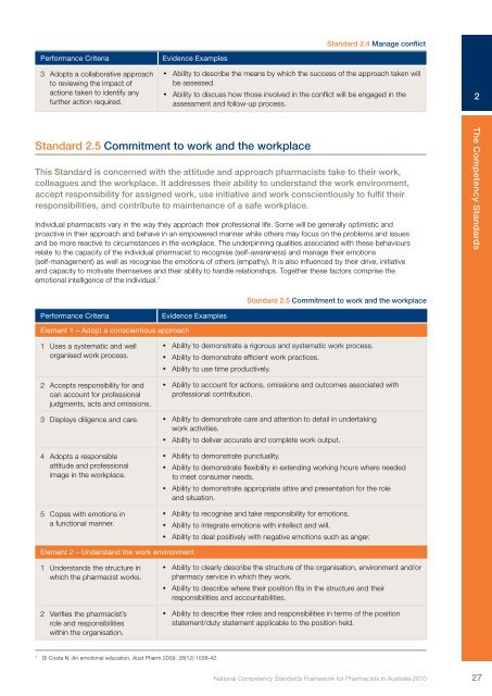 National Competency Standards Framework for Pharmacists in ...