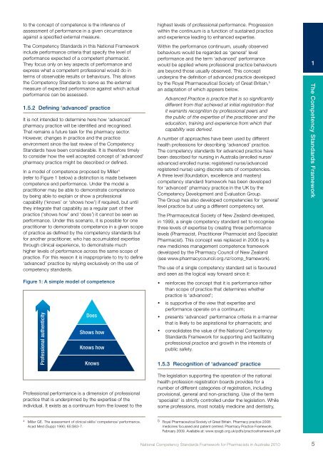 National Competency Standards Framework for Pharmacists in ...