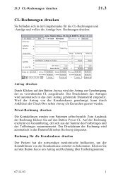 21.3 CL-Rechnungen drucken