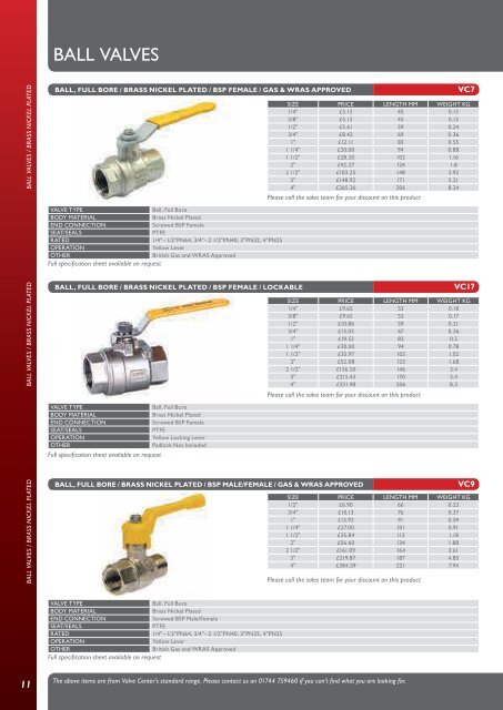 Download Brochure - Valve Center