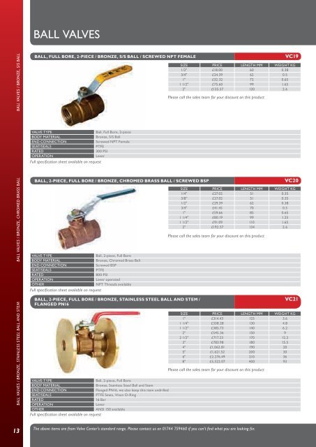 Download Brochure - Valve Center