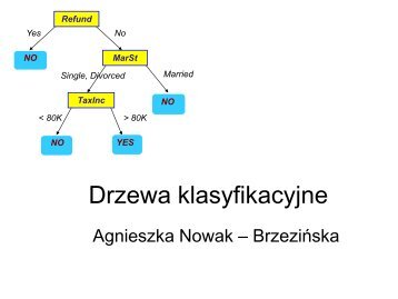 WYKLAD 8: Sztuczna inteligencja: Drzewa decyzyjne.