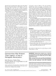 Dysmenorrhea After Bilateral Tubal Ligation - Endometriosis ...