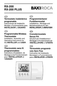 Termostato baxi store roca inalámbrico