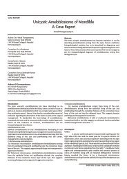 Unicystic Ameloblastoma of Mandible âCase Report