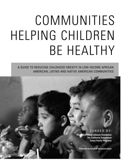 communities helping children be healthy - Active Living Network