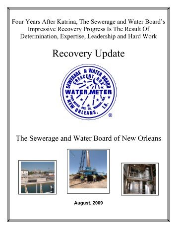 Four Years After Katrina - Sewerage and Water Board of New Orleans