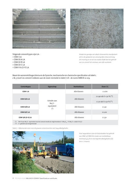 belgisch cement: specificatie en certificatie (technologie 5) - Febelcem