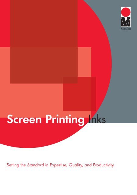 Screen Printing Inks - Marabu Printing Inks