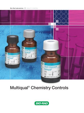 Multiqual® Chemistry Controls - Bio-Rad