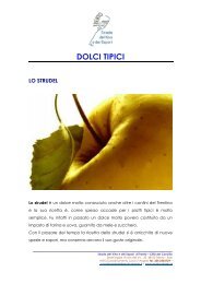 Dolci e ricette - Strade del Vino e dei Sapori del Trentino