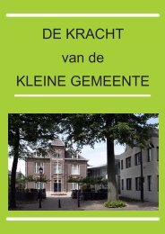 20100111 - AV - KAFT Voorzijde - Kracht van de kleine gemeente