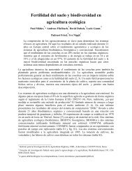 Fertilidad del suelo y biodiversidad en agricultura ... - Biodinamica