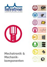 Weitere Mechatronik-Komponenten - Infratron GmbH