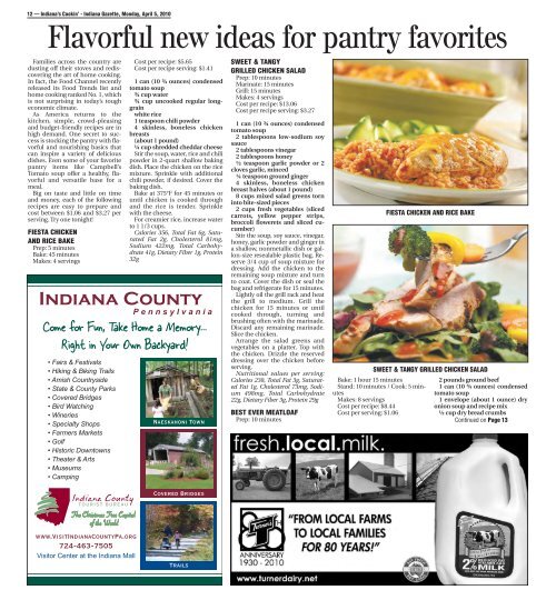 10 Cooking Show cover - Indiana Gazette