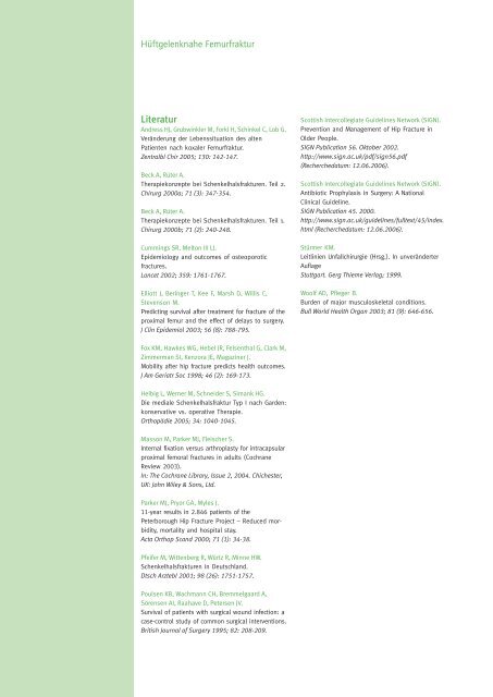 HÃ¼ftgelenknahe Femurfraktur - BQS QualitÃ¤tsreport