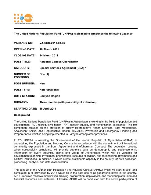 VA-CSO-2011-03-06 OPENING D - Country Page List - UNFPA