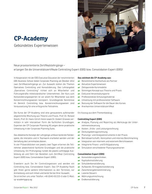 CP-Academy - Corporate Planning