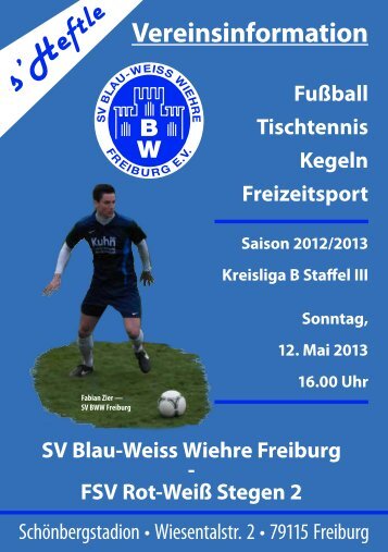 FSV Rot-Weiß Stegen 2 - SV Blau-Weiss-Wiehre Freiburg eV