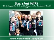 L-Gruppe RuVV Schlosshof Garath - Der Voltigierzirkel eV