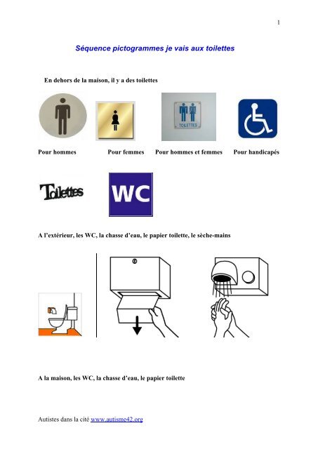 Séquence pictogrammes je vais aux toilettes - Autistes dans la cité