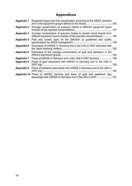 SUbstance flow analysis of the recycling of small waste electrical ...