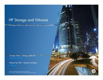 HP Storage and VMware - VMware Communities