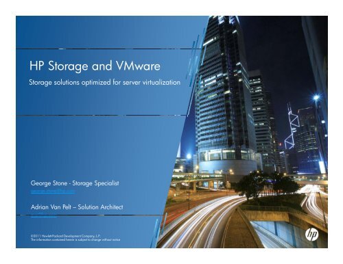 HP Storage and VMware - VMware Communities