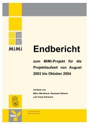Projektbericht 2003 - Bkk-bv-gesundheit.de