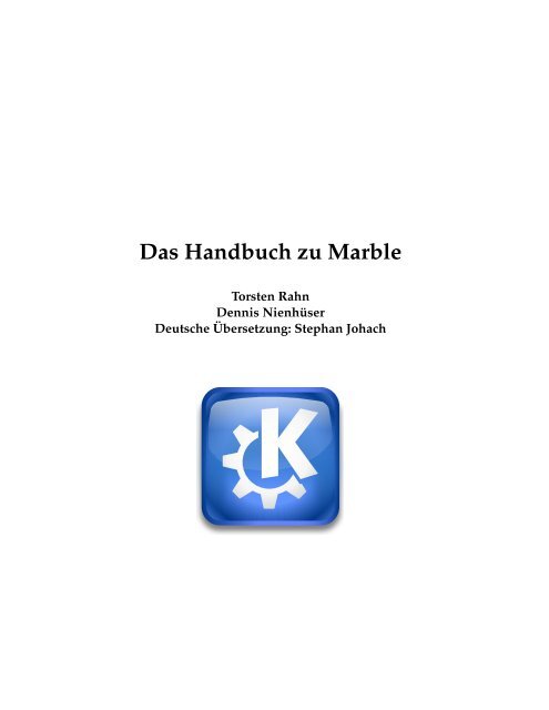 Das Handbuch zu Marble - KDE Documentation