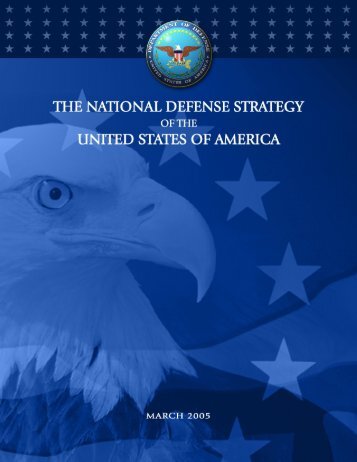 2005 National Defense Strategy of the United States