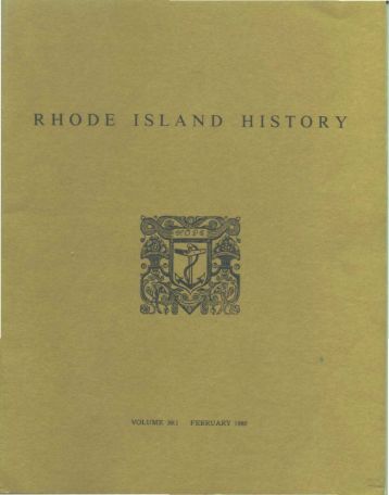 Rhode Island Historical Society Membership Rhode Island Historical Society Membership